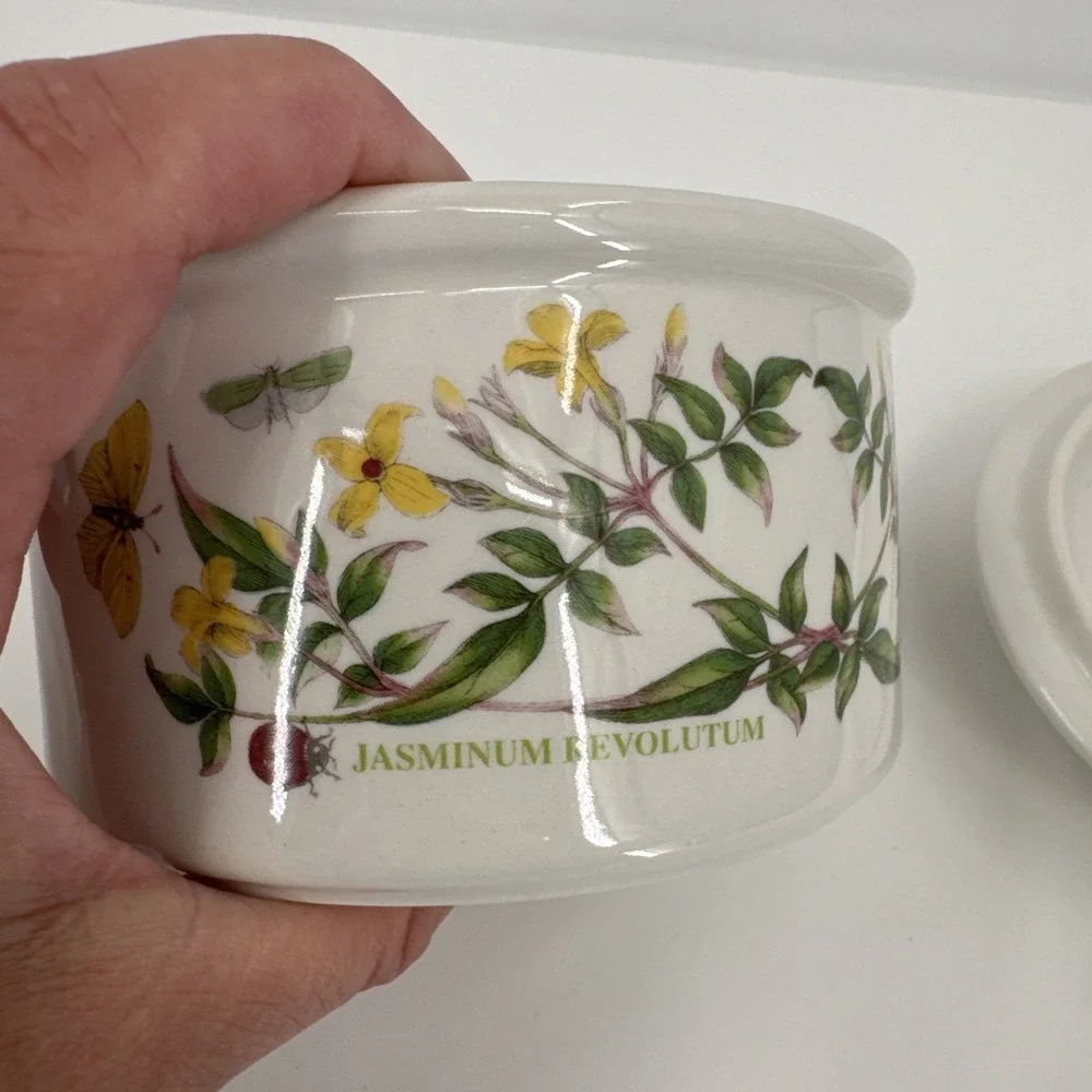 Portmeirion Botanic Garden‎ Yellow Jasmine Individual Casserole with Lid 5